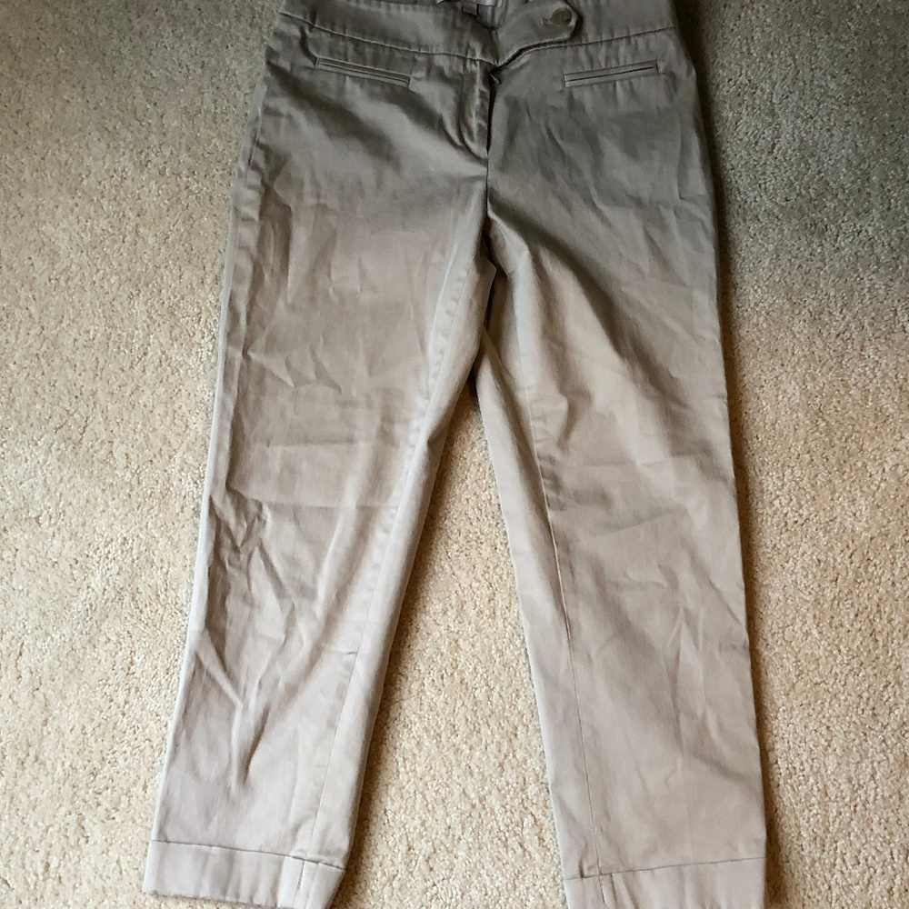 LOFT khaki ankle pants
